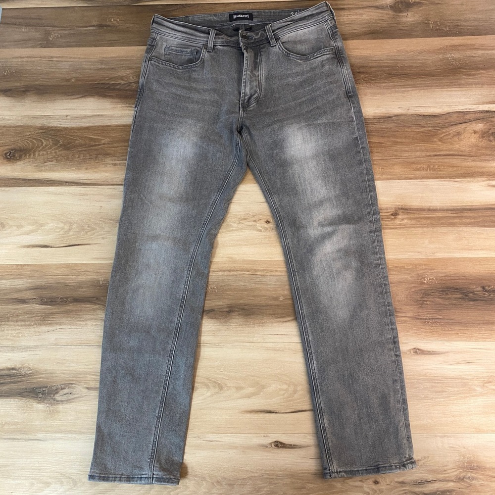 BLANKNYC Wooster Slim Fit Gray Wash Denim Jeans Men's Size 34x30